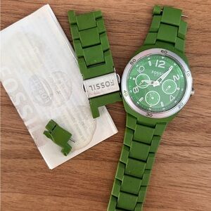 Fossil Watch (Green)